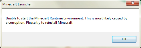 Unable to download minecraft runtime mac download